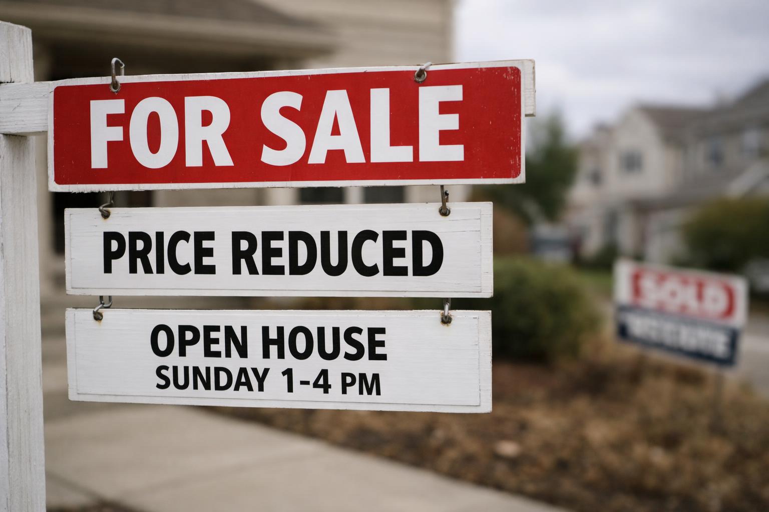 US Home Prices Drop for First Time in Three Years